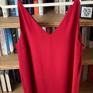 Medium Red White House Black Market Camisole
